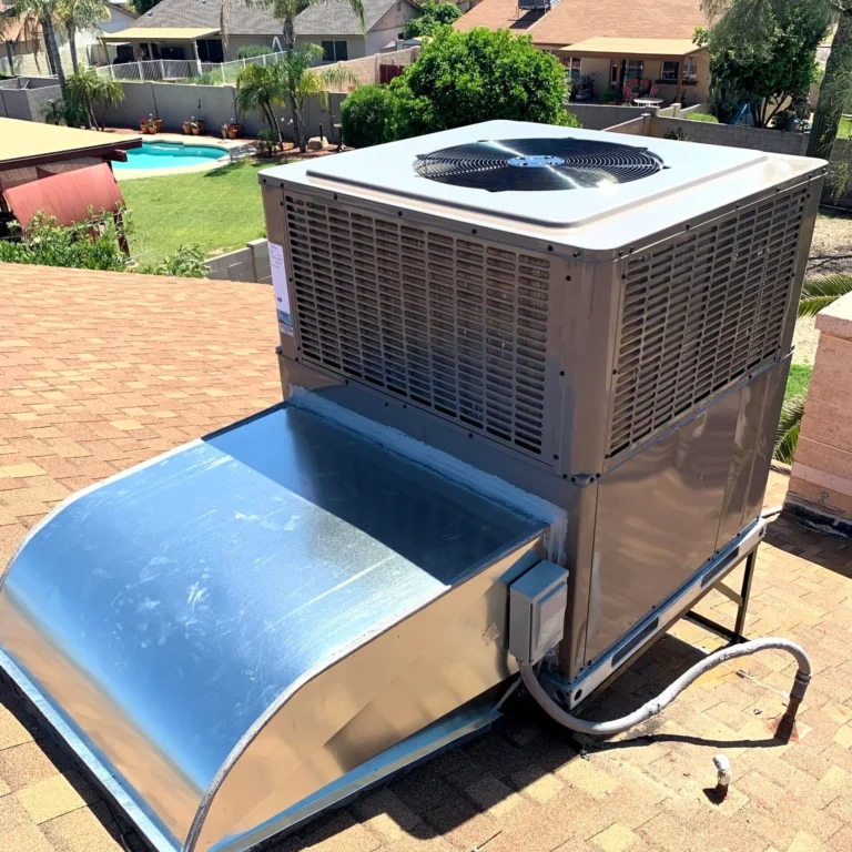 AC installation in Scottsdale, Arizona, Comfort One Air Conditioning LLC installed a new ac unit on residential project