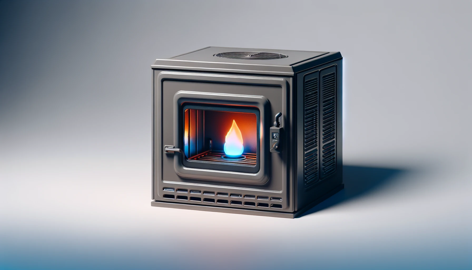 Gas furnace with ignited pilot light