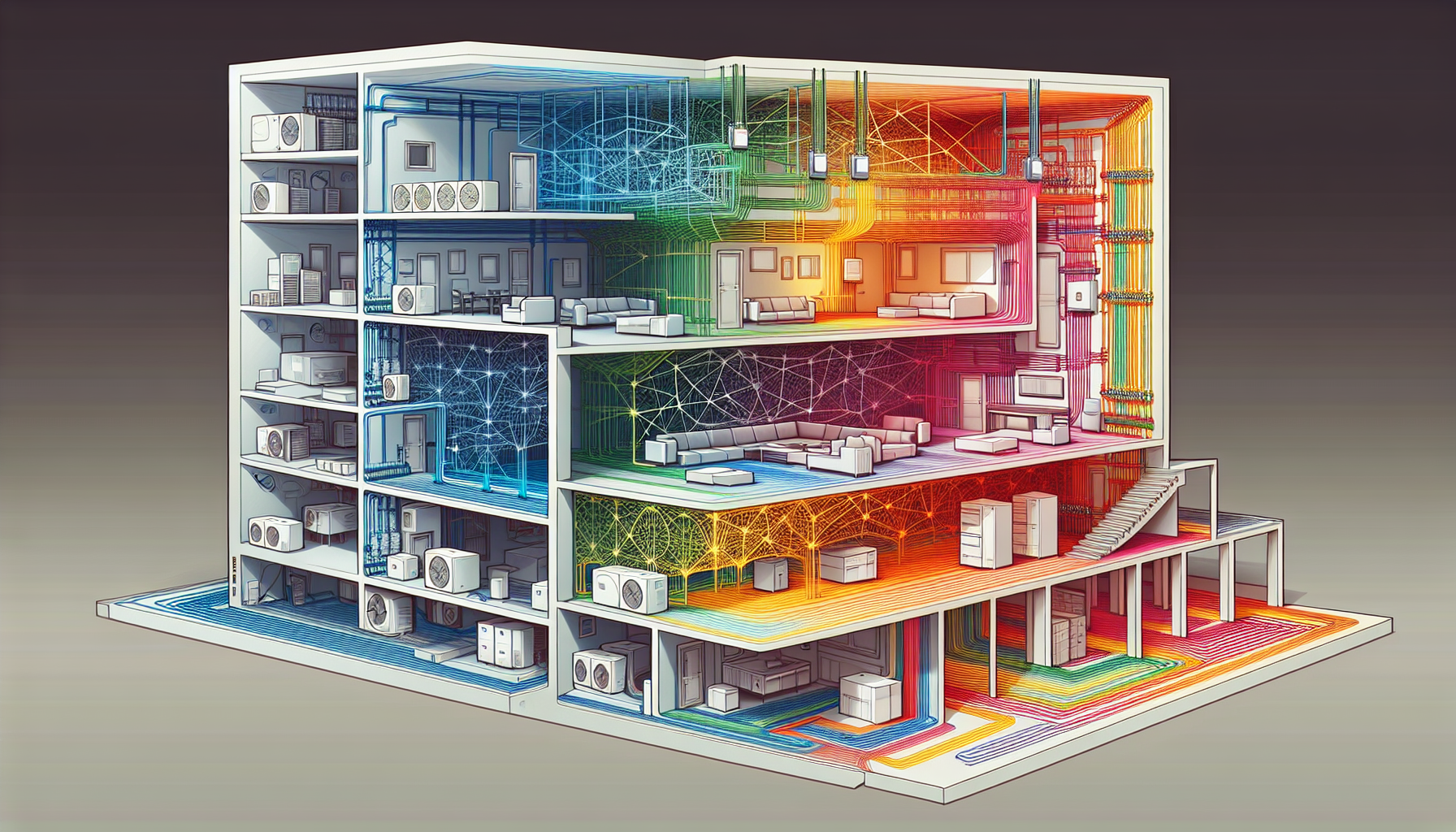 Maximizing Comfort and Efficiency: Is a Multi Zone HVAC System Right for Scottsdale Homeowners? 5 Illustration of common multi zone HVAC configurations