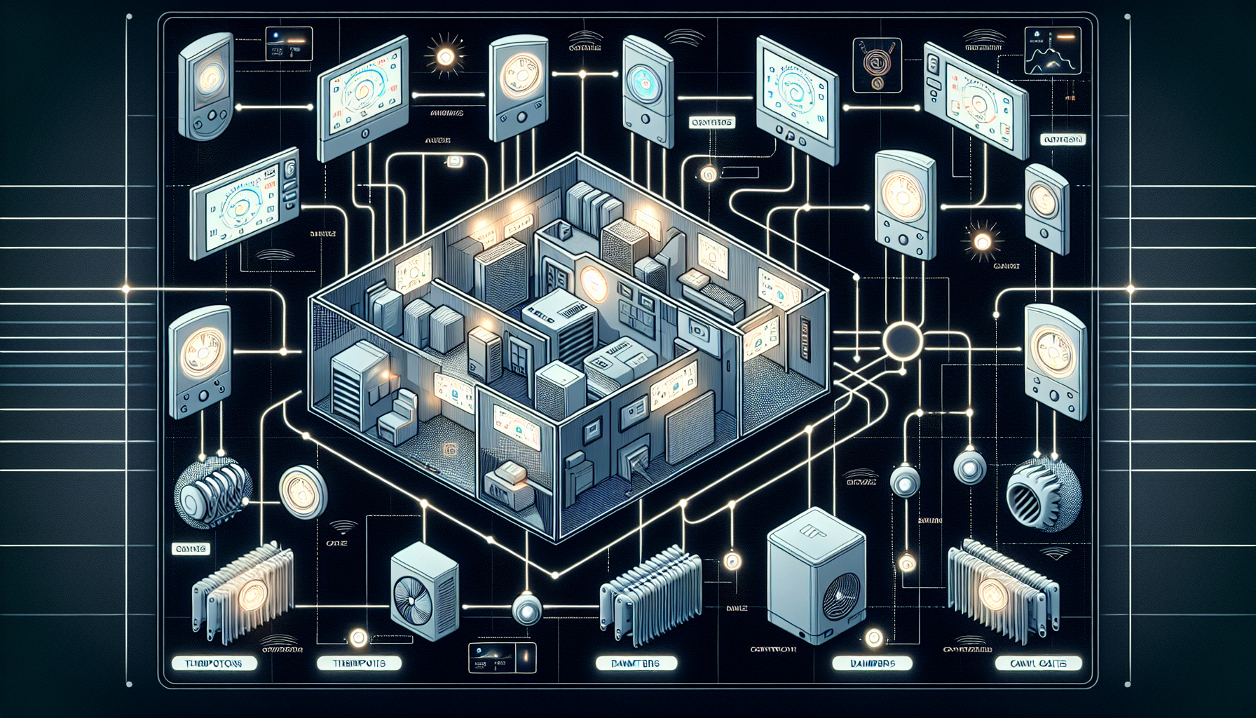 Maximizing Comfort and Efficiency: Is a Multi Zone HVAC System Right for Scottsdale Homeowners? 4 Illustration of how zoning works in a multi zone HVAC system