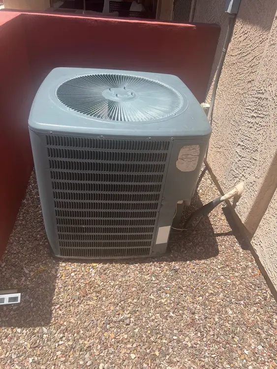 Old Air Conditioner Unit North Phoenix AZ