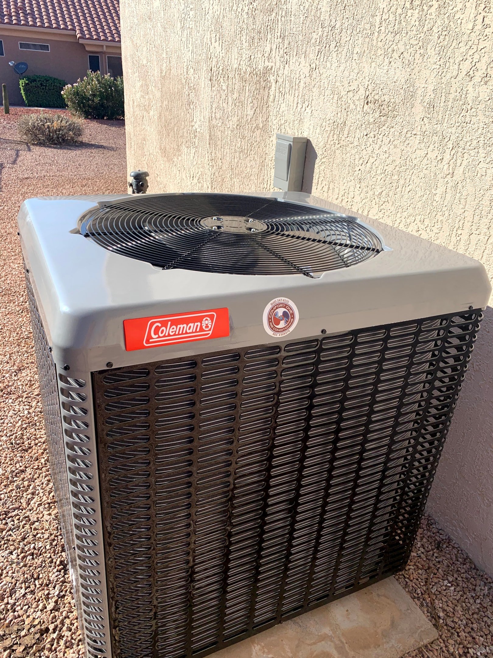 Preventing Monsoon Dust HVAC Damage: Tips to Keep Your System Running Smoothly 1 A recenlty installed HVAC ready for the monsoon season.